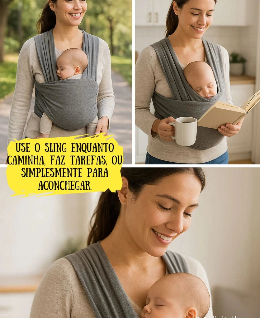 Sling Canguru BabyComfort - Conforto e Segurança
