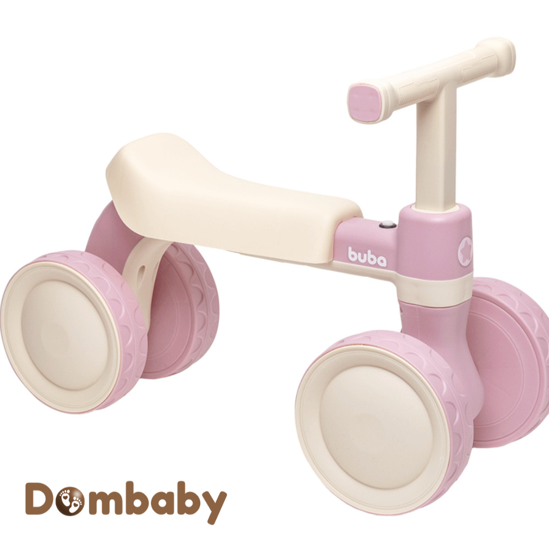 Bicicleta de Equilíbrio Com Som Para Bebês 4 Rodas Buba