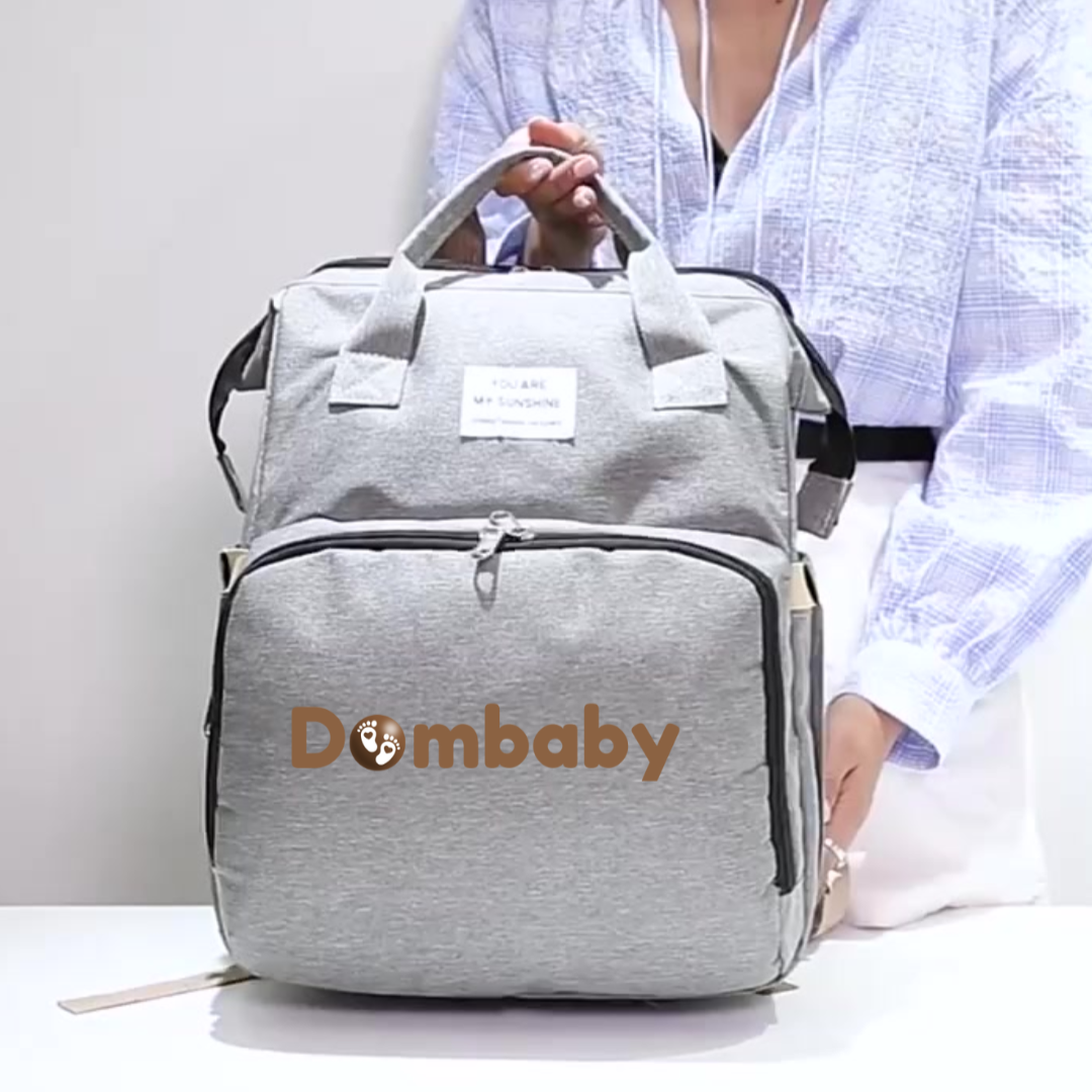 Mochila Bolsa Maternidade Térmica Impermeável Vira Berço