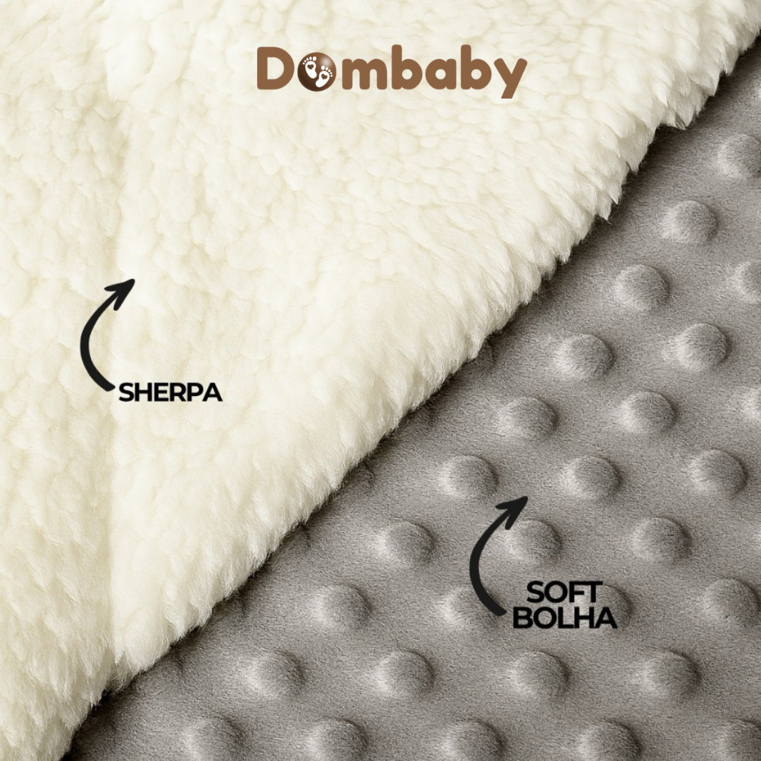 Manta Pipoquinha Premium Soft Carneirinho – Saída de Maternidade | DomBaby