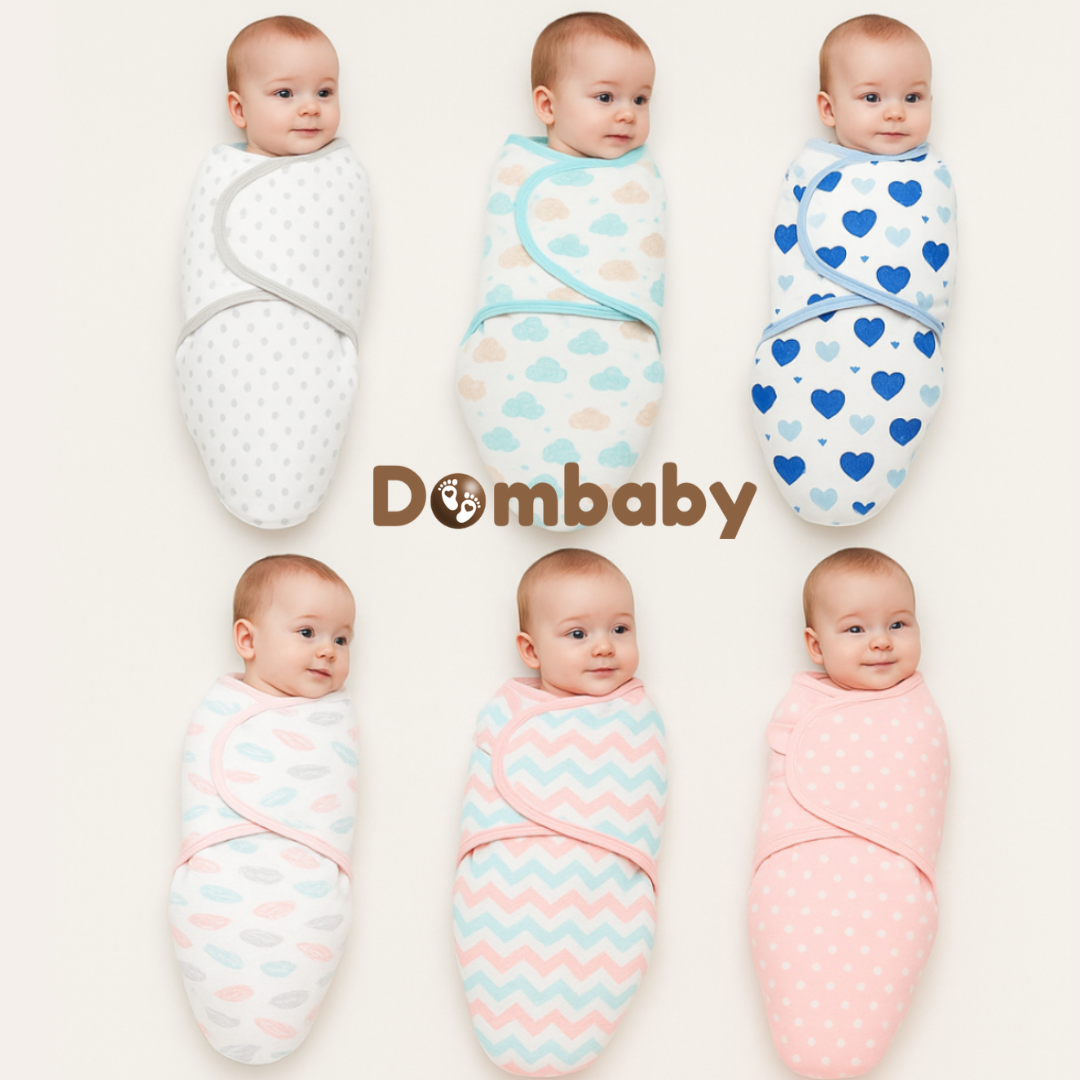 Cueiro Charutinho Swaddle Me Ajustável com Velcro – Sono Tranquilo para Bebês