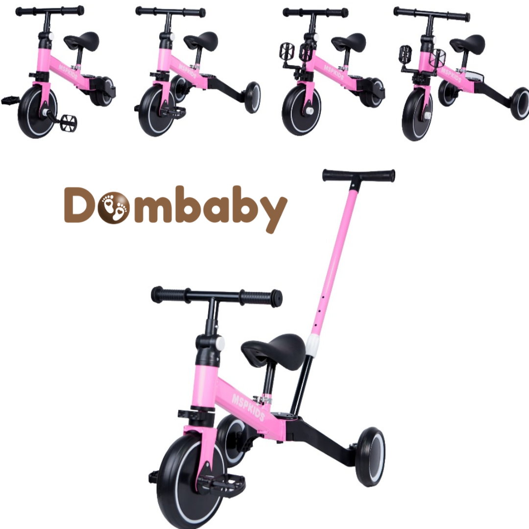 Triciclo Infantil 5 em 1 – Cresce com Seu Filho! De Passeio a Bicicleta de Equilíbrio