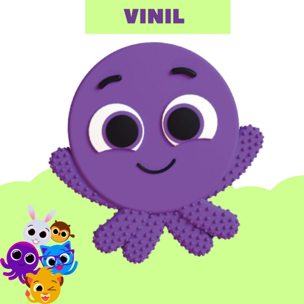 Kit Mordedores Bolofofos Para Bebês Com Textura Para Massagear Os Dentinhos - Macio