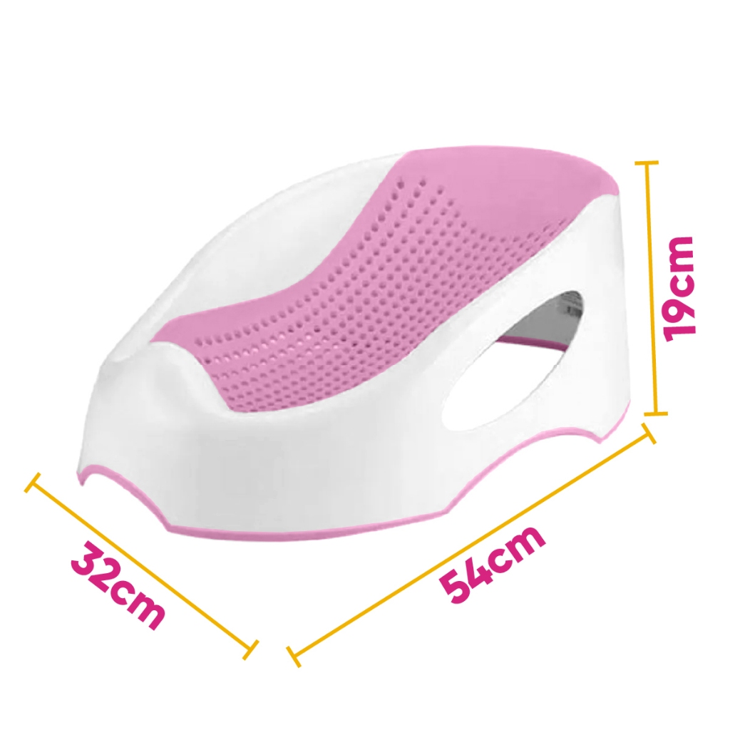 Suporte Banho Rede De Proteção Para Banheira De Bebê Portátil Confortável E Seguro Leve Mega Compras