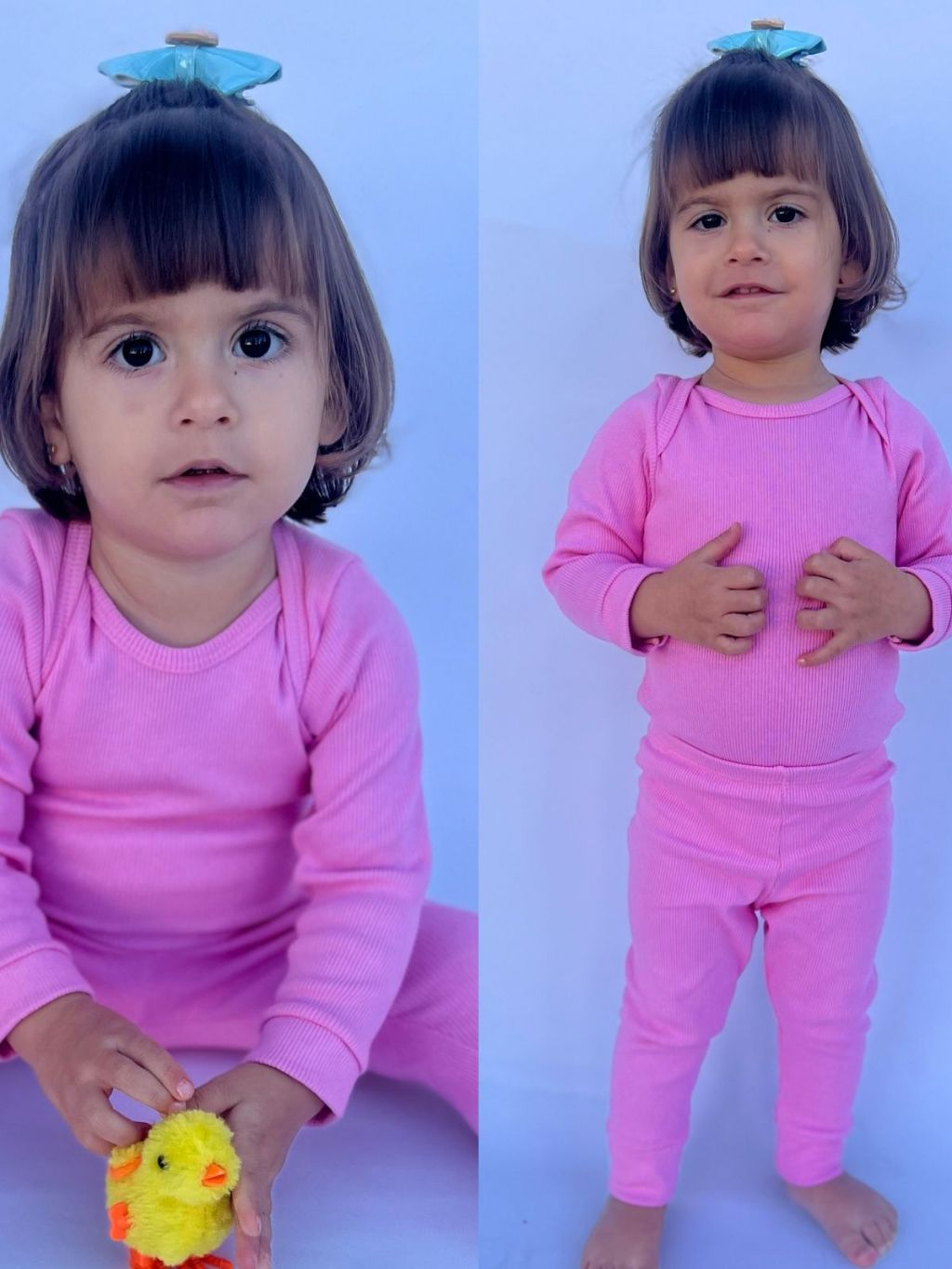 Kit 5 Conjunto Infantil de Body e Calça Bebê de Ribana Menino Confortavél do RN ao 3 Anos