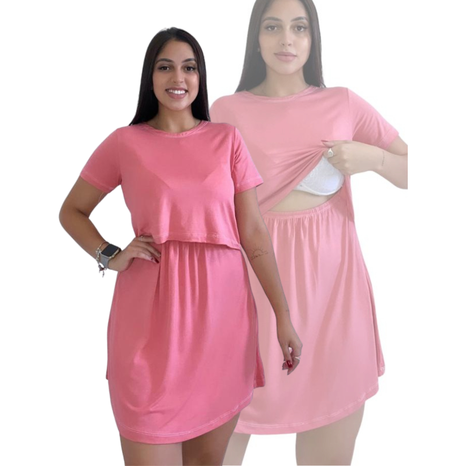 Vestido Gestante e Amamentação Premium – Conforto, Estilo e Praticidade