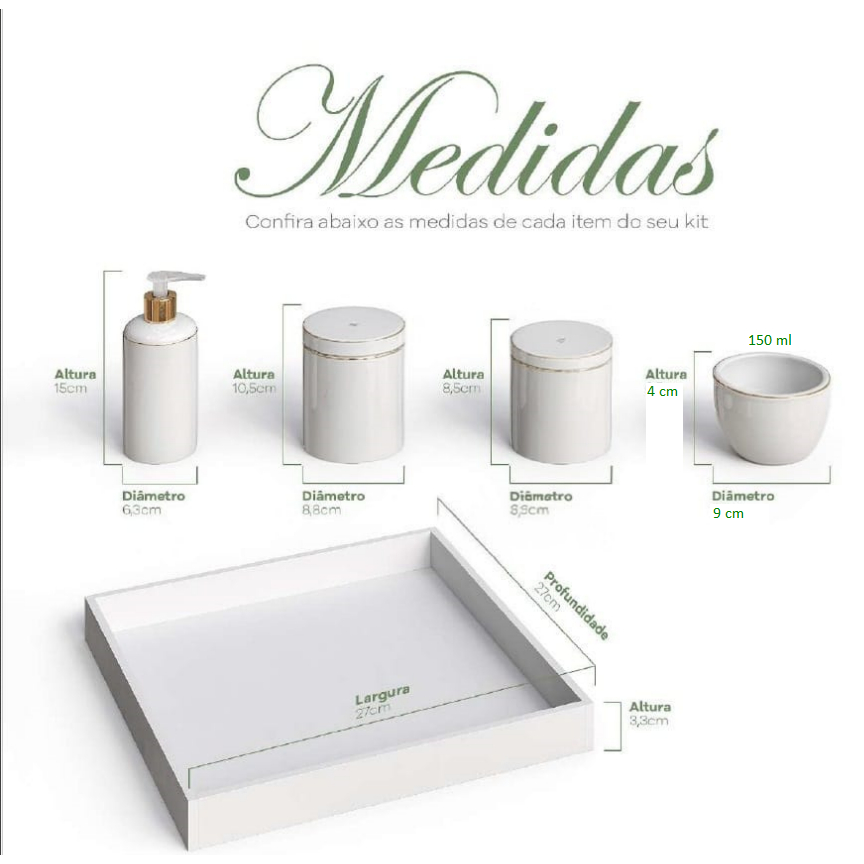 Kit Higiene Bebe Rosa Flor Menina Porcelana Floral