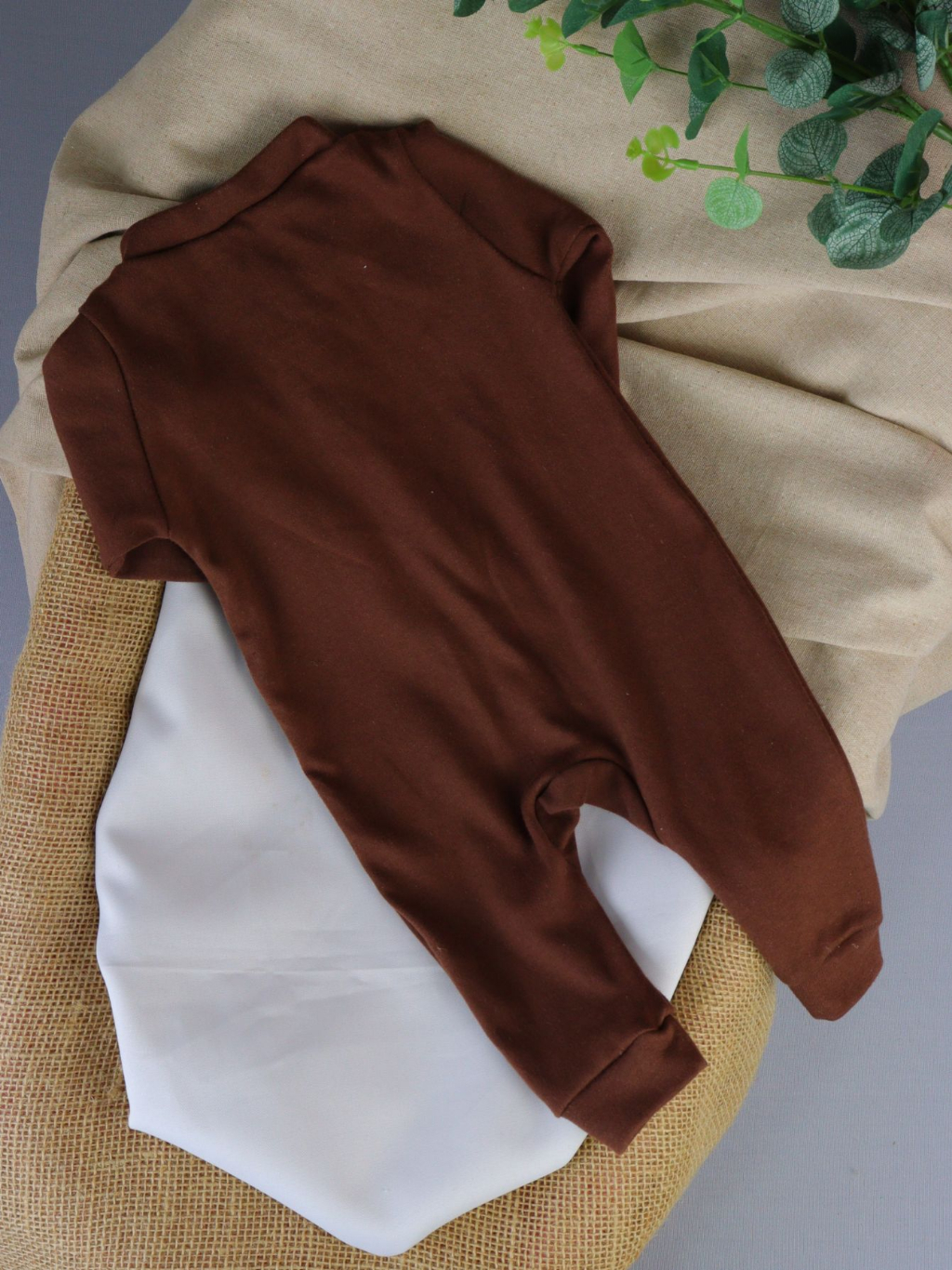 Macacão de Bebe Minimalista com Ziper Baby Greg - (0 a 9 meses) Lançamento