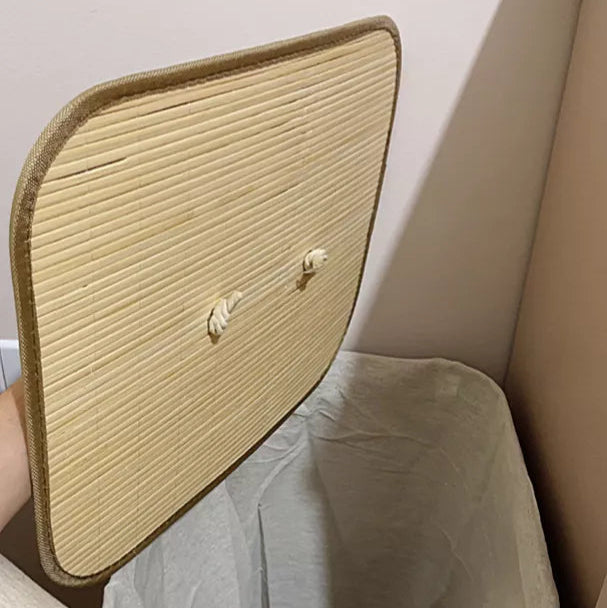 Cesto de Roupas Dobrável em Bambu 60L – Organização com Sofisticação | DomBaby