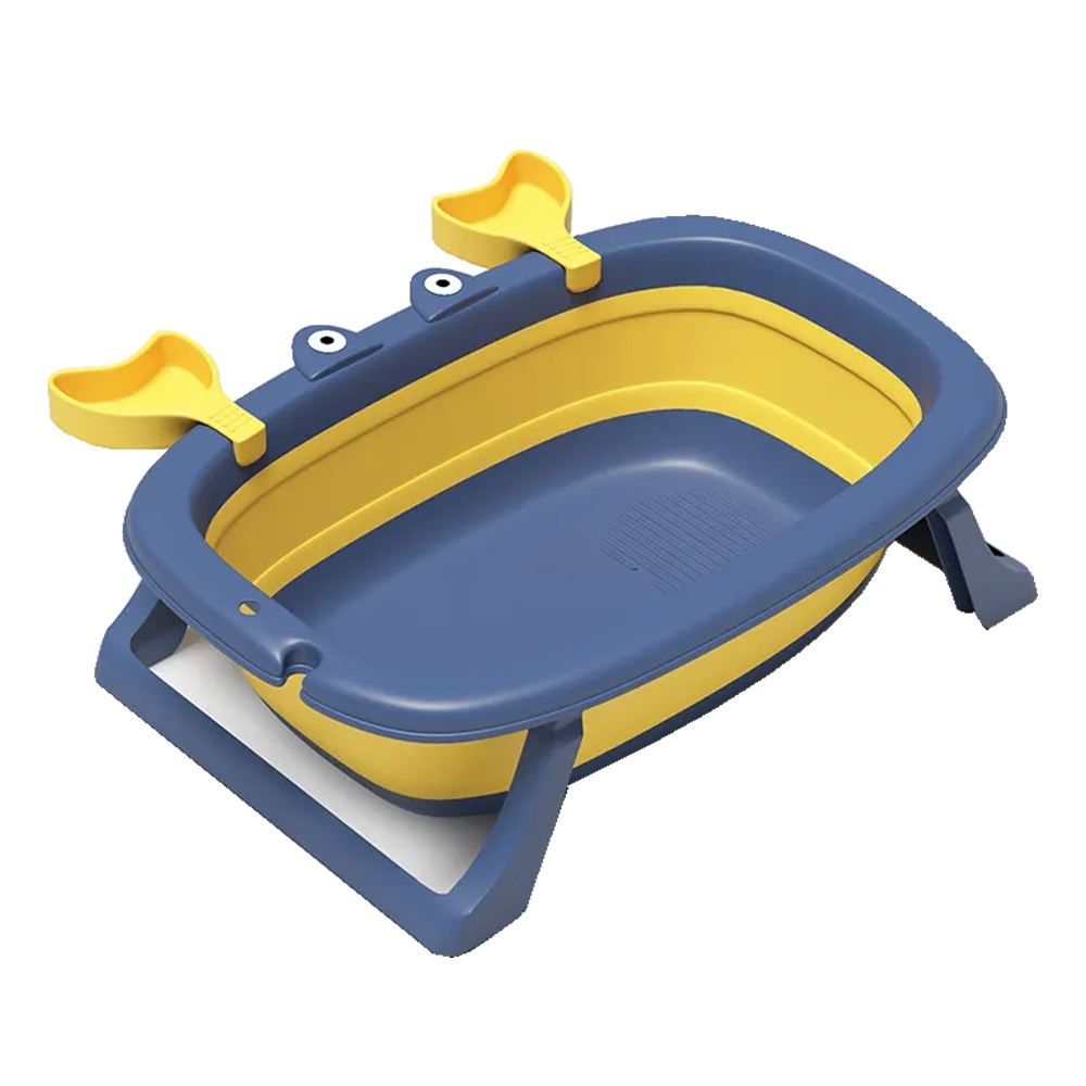 TOPAKIDS Banheira para Bebê Infantil Retrátil Dobrável Modelo Caranguejo 28 Litros 0-2 Anos de Idade