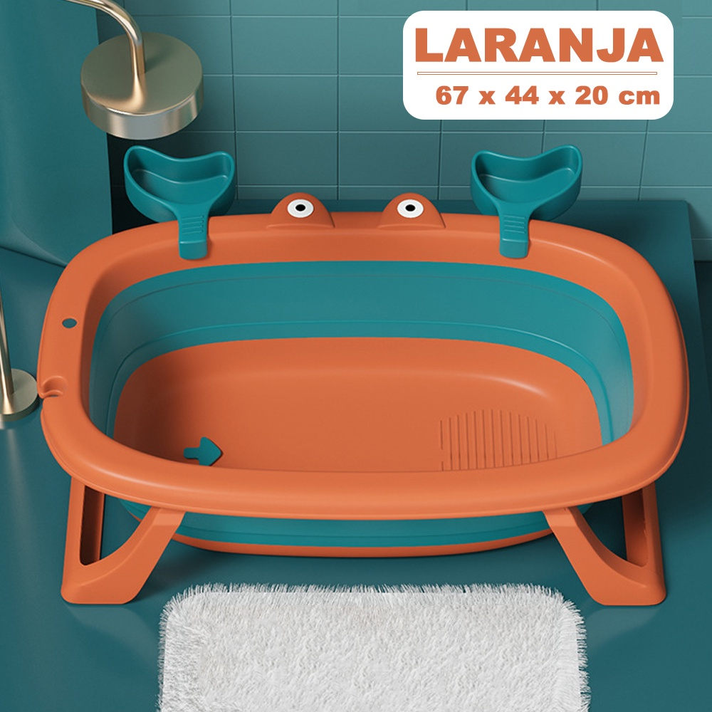 Banheira Retrátil Caranguejo 28L – Dobravel, Infantil De 0 a 2 anos