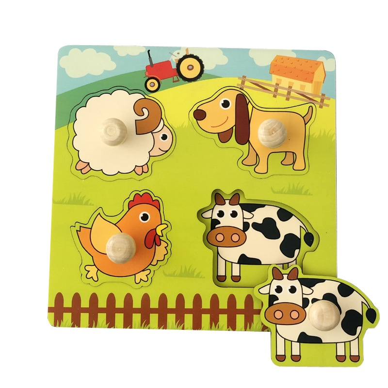 Quebra-Cabeça Montessori de Madeira – Educativo Infantil