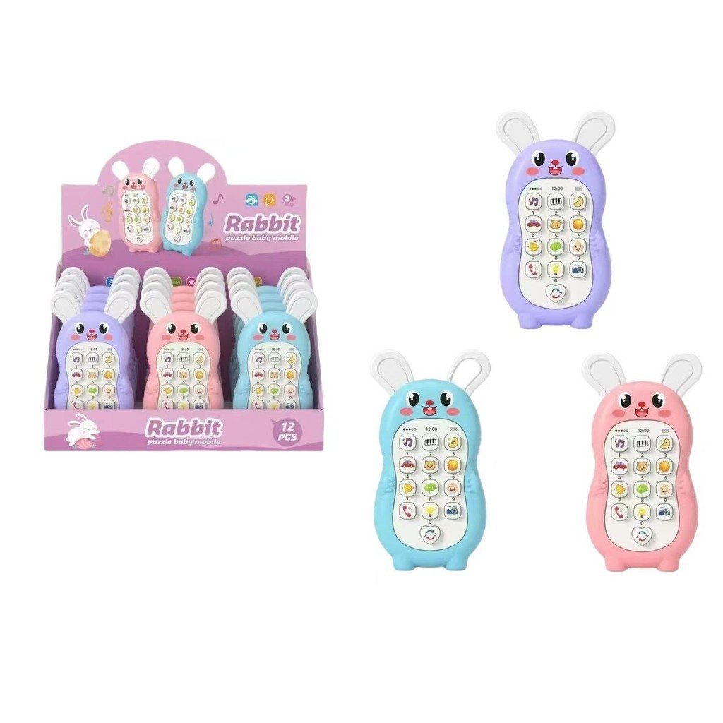 Telefone De Brinquedos Para Bebês Música Dormir Com Simulação Crianças Educativo Infantil Mordedor