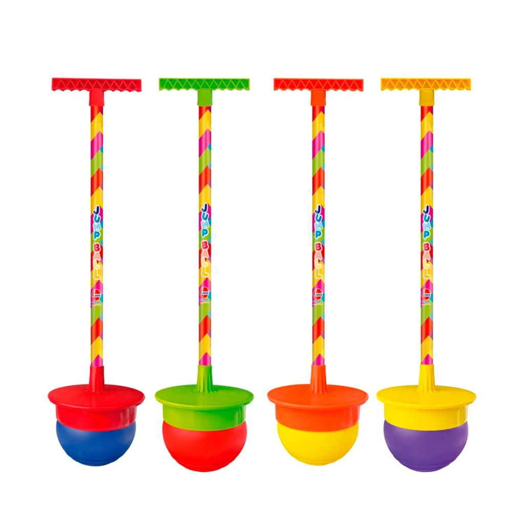 Brinquedo Pula Pula Pogo Ball Jump Ball Divertido Estimula Atividades Fisicas Desenvolve Equilibrio E Coordenacao Das Criancas Divertido E Educativo Brinquedo Jogo Competitivo - Lider Brinquedos