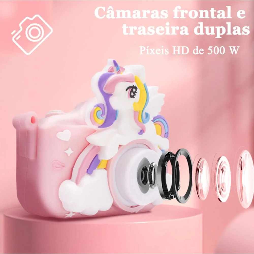 Camera Infantil Digital Filmadora Infantil Mini Maquina Fotografica Infantil Fotografa E Filma Tira Foto De Verdade