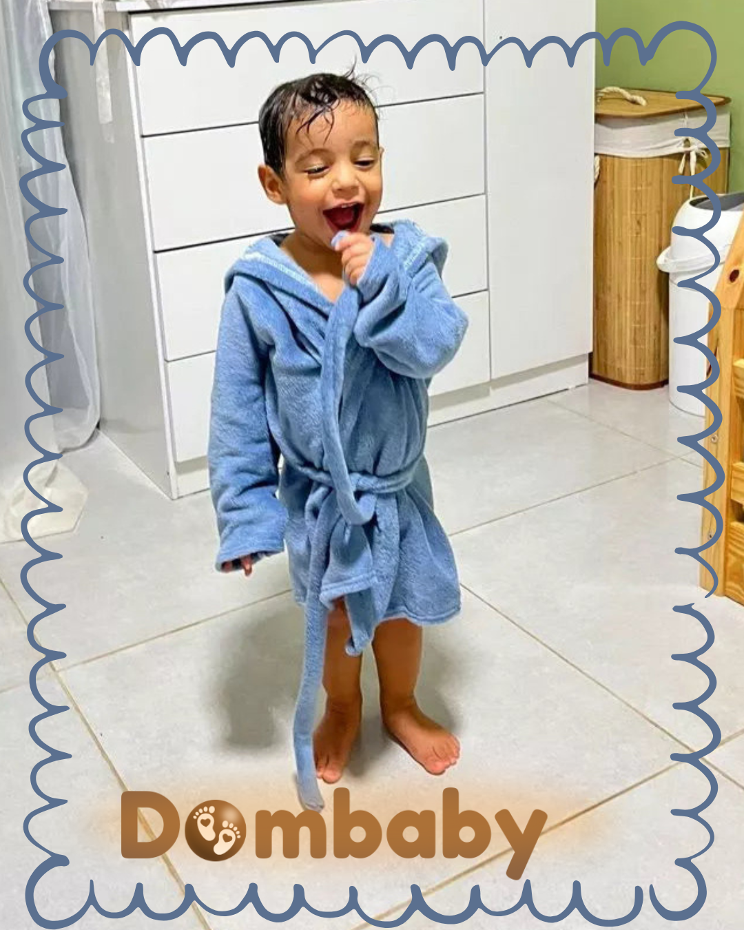 Roupão Infantil Quentinho Com Capuz e Cinto Tecido Plush Antialérgico