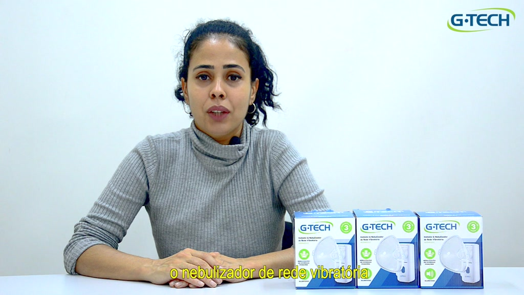 Nebulizador de Rede Vibratória G-TECH modelo NEBMESH2