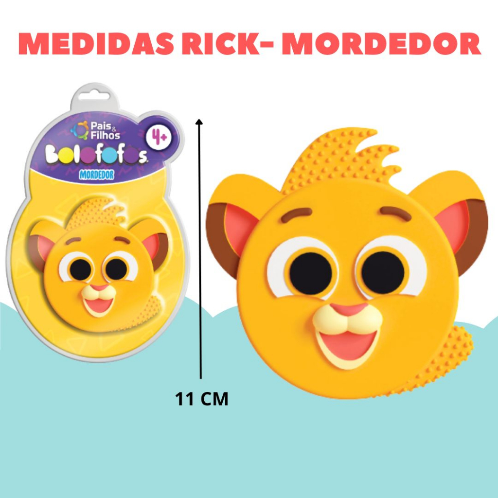 Kit Mordedores Bolofofos para Bebês – Textura Macia para Massagear a Gengiva