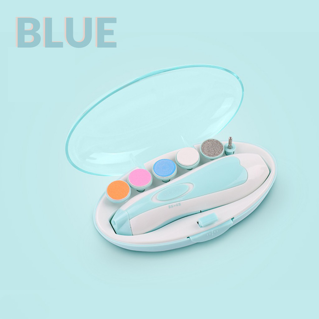 Lixa de Unha Elétrica para Bebê – Cortador Infantil Seguro, Indolor e Silencioso