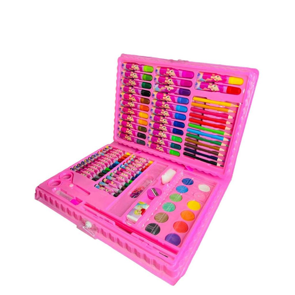 Kit Escolar Maleta de Pintura Infantil 86 Peças Baby Angelina ENVIO RÁPIDO