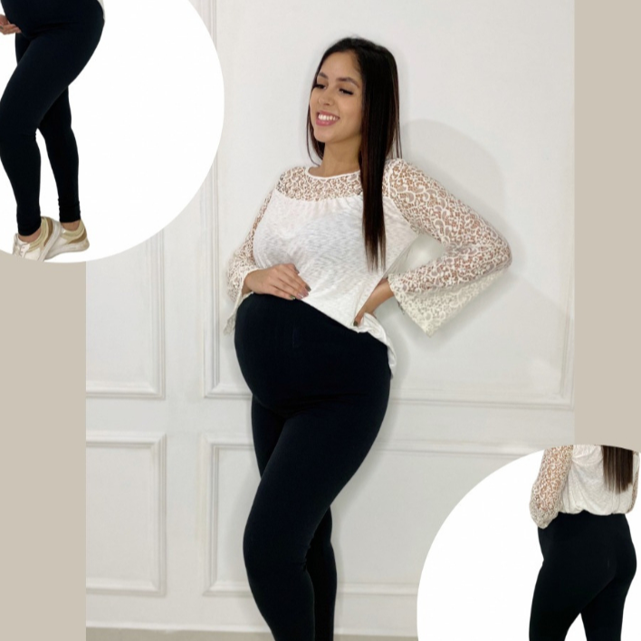 Kit 2 Legging gestante calça grávida maternidade suplex conforto barriga cós alto plus size curva