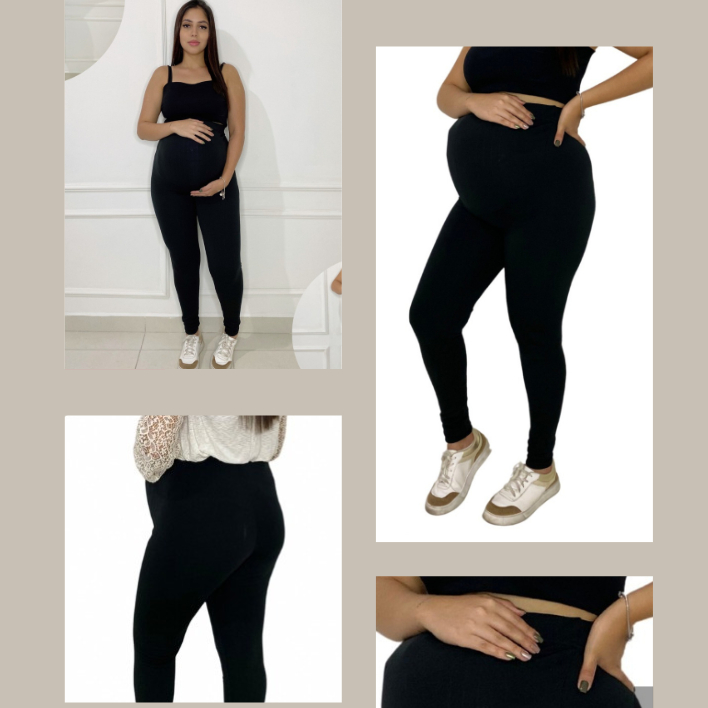 Kit 2 Legging gestante calça grávida maternidade suplex conforto barriga cós alto plus size curva