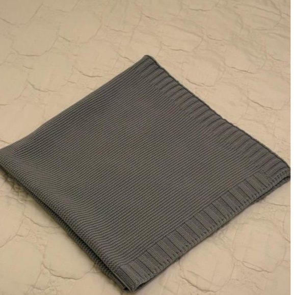 Manta Cobertor Tricot Bebê Saída Maternidade Recém Nascido Lã