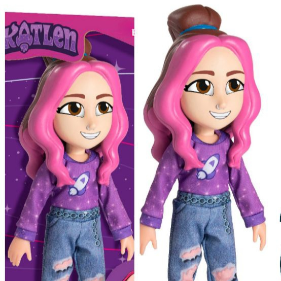 Boneca dos Rosas Katlen 26cm Original Baby Brink