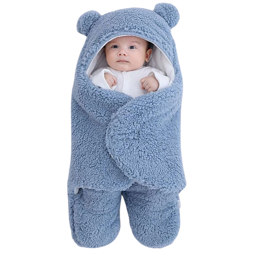 Saco de Dormir Bebe Ursinha Menina e Menino Maternidade | 4 Cores Disponíveis