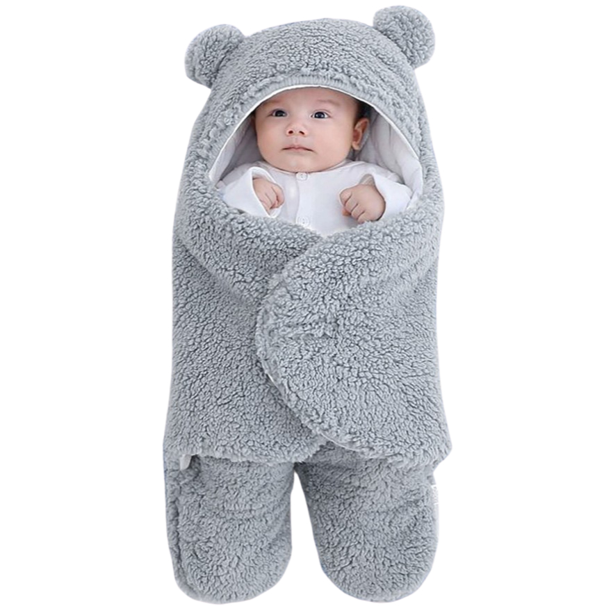 Saco de Dormir Bebe Ursinha Menina e Menino Maternidade | 4 Cores Disponíveis