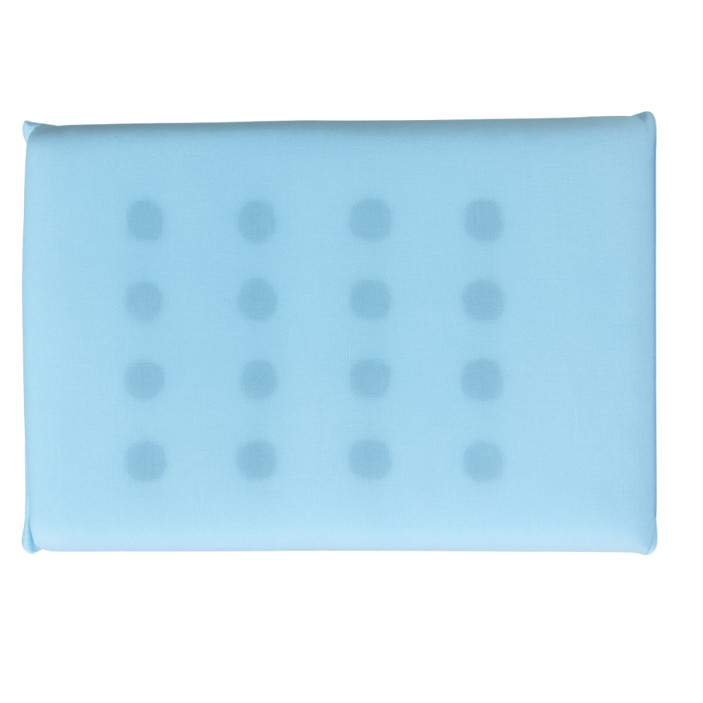 TRAVESSEIRO BEBÊ ANTISSUFOCANTE ANTIALÉRGICO, ANTIÁCAROS, RESPIRÁVEL C/ FUROS P/CARINHO E BERÇO PREMIUM LUXO