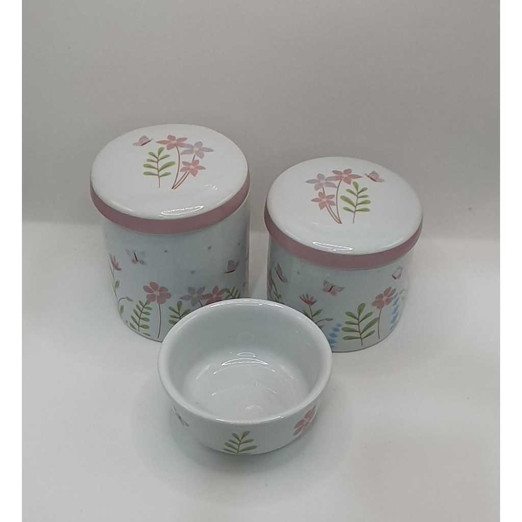 Kit Higiene Bebê Porcelana Floral