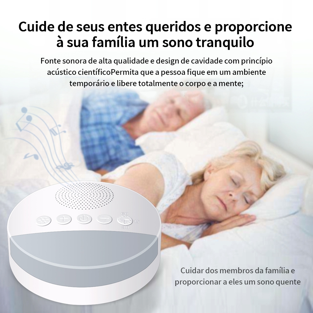 Aparato Sonoro Bebê Ruído Branco Útero Relax Dormir Ninar So