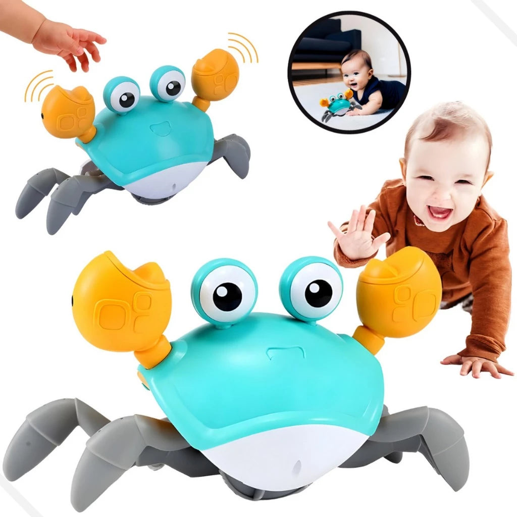 Caranguejo Fujão™ – Brinquedo Interativo para Bebês