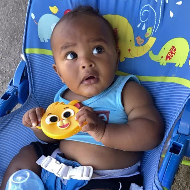 Kit Mordedores Bolofofos para Bebês – Textura Macia para Massagear a Gengiva