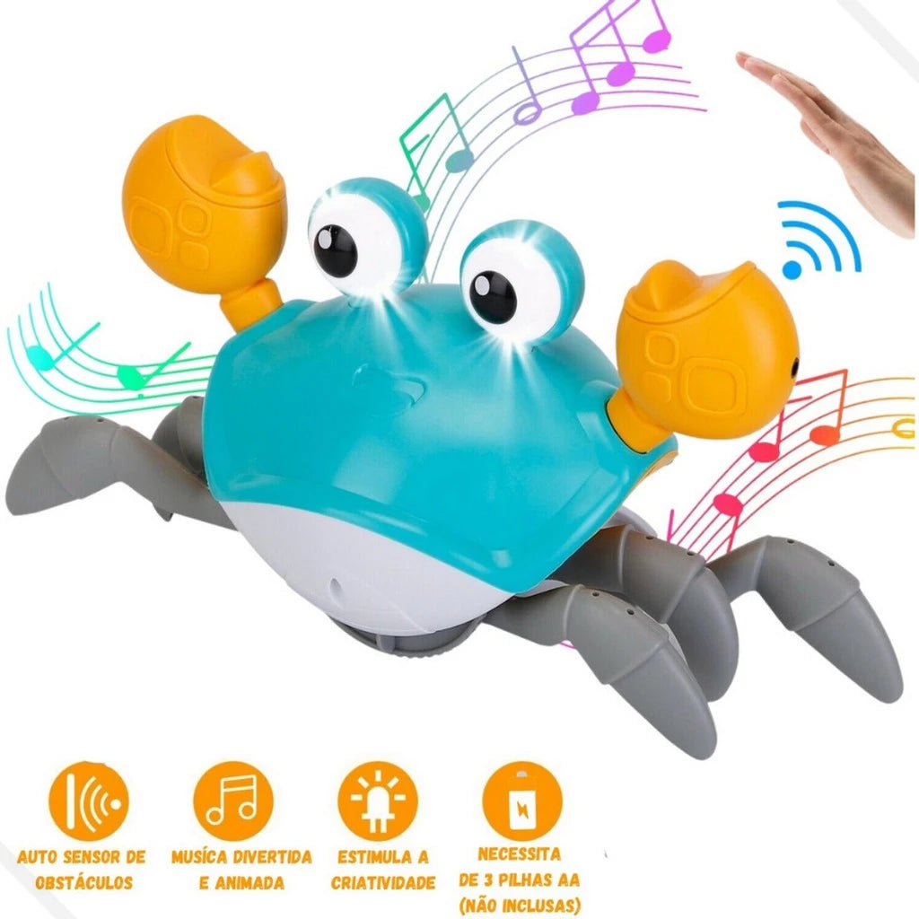 Caranguejo Fujão™ – Brinquedo Interativo para Bebês
