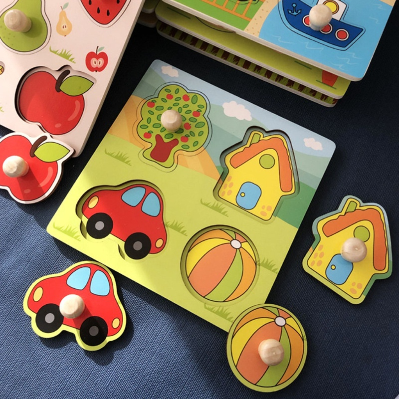 BRINQUEDOS MONTESSORI QUEBRA-CABEÇA DE MADEIRA PARA CRIANÇAS, PRANCHA DE MÃO, JOGOS EDUCACIONAIS DE APRENDIZAGEM, BEBÊ 1 A 2 3 ANOS DE IDADE