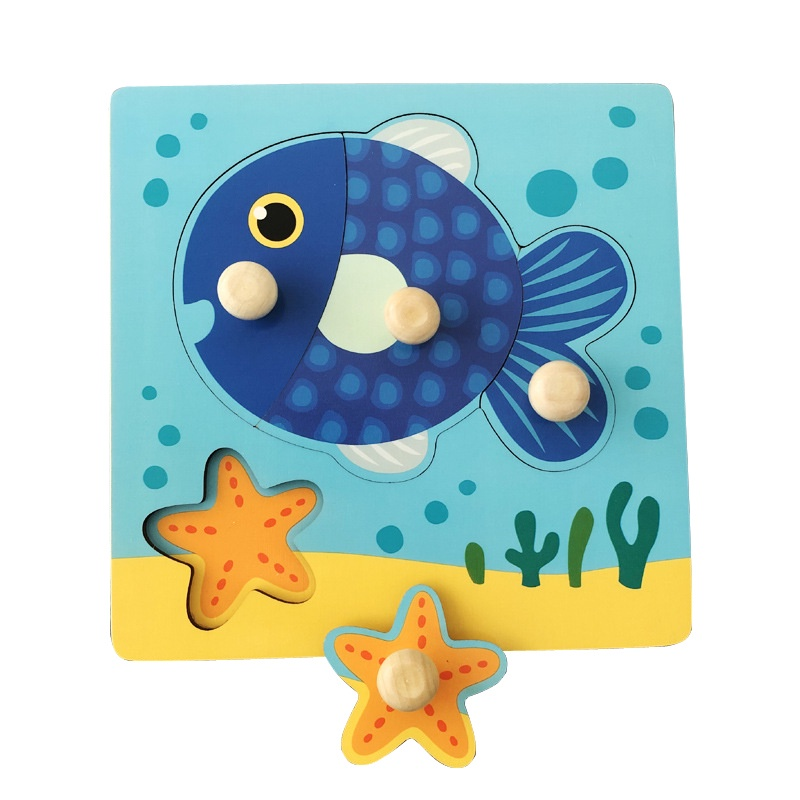 Quebra-Cabeça Montessori de Madeira – Educativo Infantil