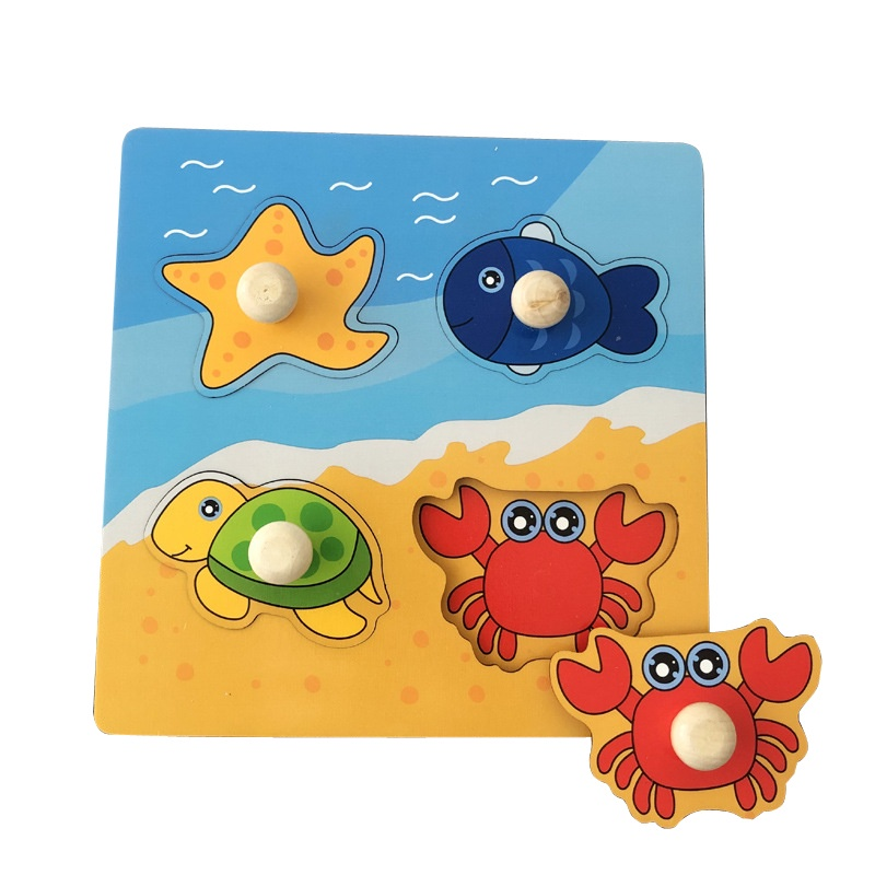 Quebra-Cabeça Montessori de Madeira – Educativo Infantil