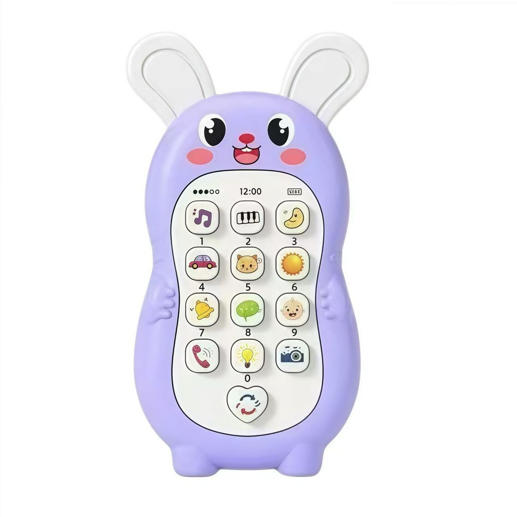 Telefone De Brinquedos Para Bebês Música Dormir Com Simulação Crianças Educativo Infantil Mordedor