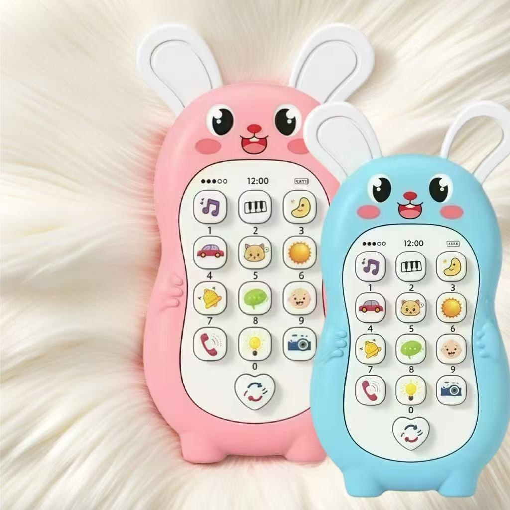 Telefone De Brinquedos Para Bebês Música Dormir Com Simulação Crianças Educativo Infantil Mordedor