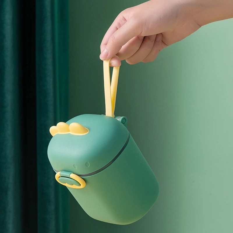 Porta Leite em Pó Bebê Passeio Viagem Com Dosador e Nivelador